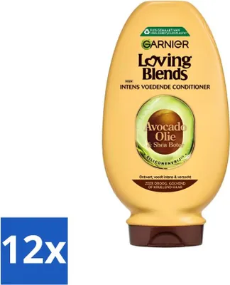 Produktbild von Garnier Loving Blends Avocadoöl und Sheabutter Spülung 250 ml - Vorteilspack - 12 Stücke