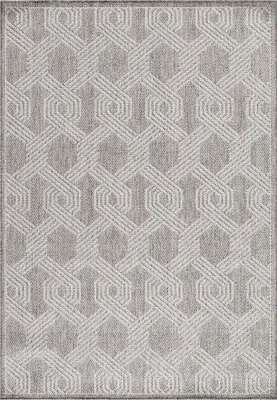 Immagine prodotto di Teppium Tappeto da Esterno e Interno Impermeabile Design Moderno Cucina Balcone Terrazza Tessitura Piatta, Dimensioni: 240x340 cm