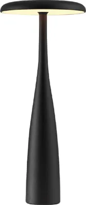 Image de Luxe - Lampe à poser Touch - Dahlia - Noir - H28 x Ø13