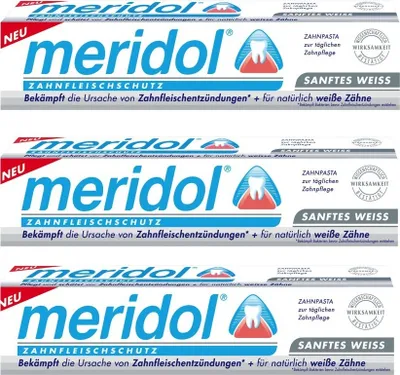 Immagine prodotto di meridol 2691652001 meridol Zahnfleischschutz & Sanftes Weiss Zahnpasta 75 ml