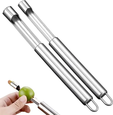 Produktbild von 2 Stück Apfelausstecher aus Edelstahl für die Entkernung von Obst