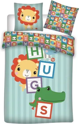 Image de Fischer Price Bettbezug Hugs 140 X 200 cm - 65 x 65 cm Baumwolle