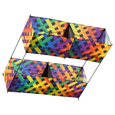 Zdjęcie produktu dla HQ Single Line Hargrave Box Kite Rainbow