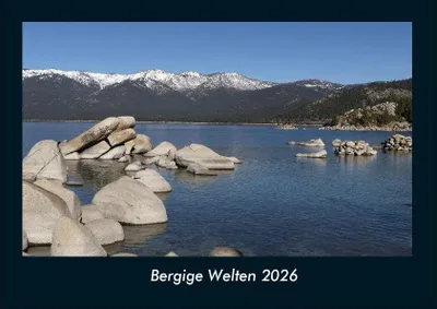 Produktbild von Bergige Welten 2026 Fotokalender - Querformat DIN A4, Monatskalender mit Bild-Motiven aus Fauna und Flora, Natur, Blumen und Pflanzen