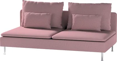 Produktbild von Dekoria Bezug für Söderhamn Sitzelement 3, schwarz--rosa, Bezug für Sitzelement 3