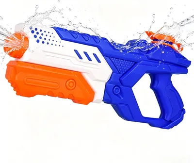 Imagen del producto de Pistola de agua para niños, 1300 ml, gran alcance, ideal para el jardín y la playa
