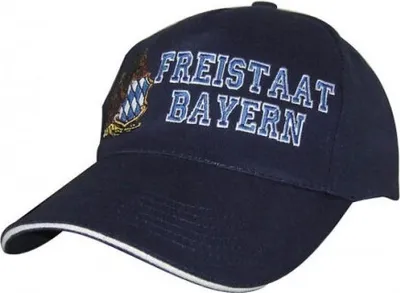Produktbild von Baseballcap mit Einstickung - Freistaat Bayern - 68158 schwarz