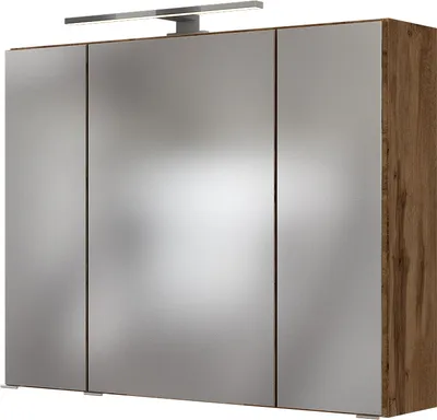 Produktbild von Held Möbel Spiegelschrank Baabe 80 cm Wotaneiche