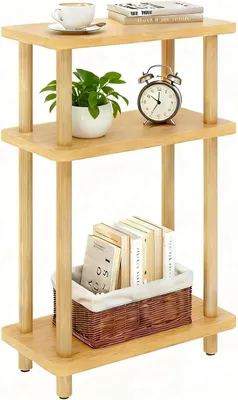 Zdjęcie produktu dla Stolik boczny 40x18x62,5 cm, 3 poziomy, miejsce do przechowywania, do salonu
