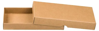 Produktbild von Faltschachtel 18,5 x 9,5 x 2,5 cm, Braun, Deckel, Kerzenschachtel - 10er Set