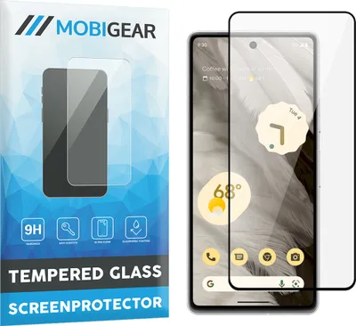 Produktbild von Mobigear Premium  Google Pixel 7 Panzerglas Gehärtetes Glas Displayschutz - Hüllenfreundlich - Schwarz