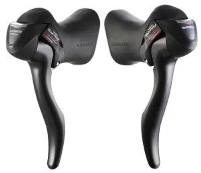 Produktbild von SHIMANO Tourney ST-A073, Hebelpaar 3x7-fach, schwarz, Dual Control, 2Stk., ESTA073PACX1