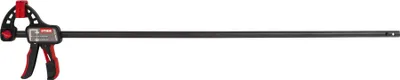 Produktbild von STIER Einhandzwinge, 900 mm Spannweite, 80 mm Ausladung, zum Spannen und Spreizen, ergonomisch geformter Griff