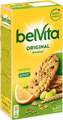 Obrázek produktu pro Belvita snídaňové sušenky s müsli 300 G (6 X 50 G)
