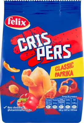 Produktbild von Felix Crispers Erdnüsse in der Schale gebraten mit Paprika-Geschmack 125 G