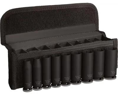 Zdjęcie produktu dla Zestaw nasadek udarowych Bosch PRO 3/8" tief 9-tlg. - 2608003037