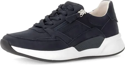 Imagen del producto de Zapatos deportivos de cordones para mujer Gabor ROLLINGSOFT, color azul, ideales para el día a día, nuevos