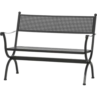 Produktbild von MBM Romeo Bank 2-Sitzer Eisengestell marone