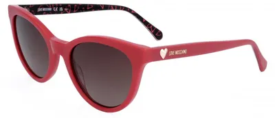 Immagine prodotto di Love Moschino MOL079/S Occhiali da sole da donna con motivo rosso su fondo nero 52/20/140