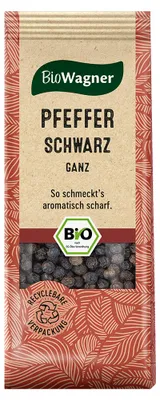 Produktbild von Pfeffer schwarz ganz