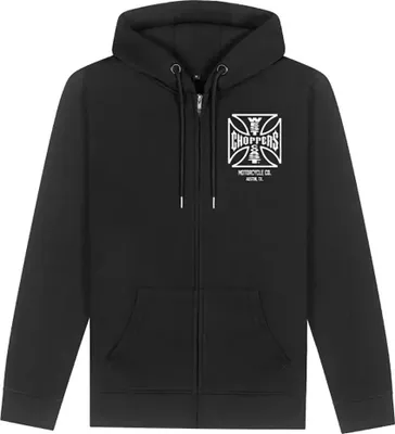 Produktbild von West Coast Choppers Atx Cross Reißverschlusspullover Schwarz L Herren Schwarz L