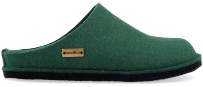 Zdjęcie produktu dla Haflinger pantofel damski pantofel męski filc wełniany anatomiczny Flair Soft 311010, rozmiar:40 EU, kolor:Zielony