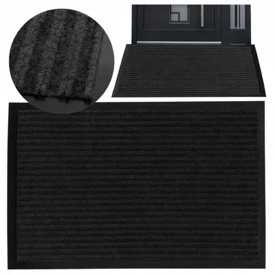 Produktbild von Deco4Home Schmutzfangmatte 60x80cm | Fußmatte | Schwarz