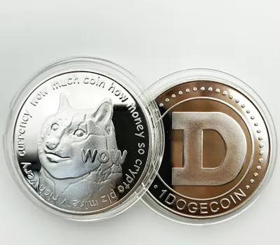 Zdjęcie produktu dla Srebrna Moneta Dogecoin - Idealny Prezent KP13412