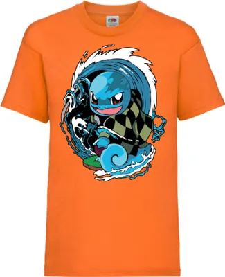 Produktbild von Kinder T-Shirt Pokemon Squirtle, 9-11 Jahr - 140 / Orange