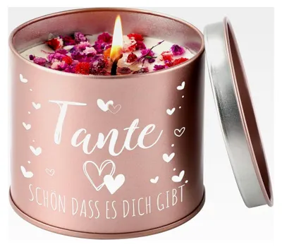 Produktbild von Geschenk für die beste Tante, Duftkerze zum Geburtstag, Weihnachtsgeschenk, Muttertagsgeschenk