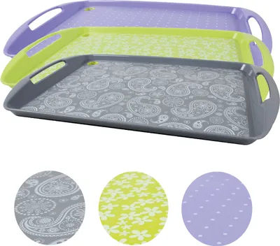 Produktbild von Sustania Tablett Kunststoff 44 x 30,5 x 3  cm farbig 1 Stück