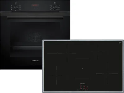 Produktbild von Siemens EQ224IA01Z, Zonen-Induktionskochfeld, 5 Zone(n), Glaskeramik, Schwarz, Berührung, 80,2 cm