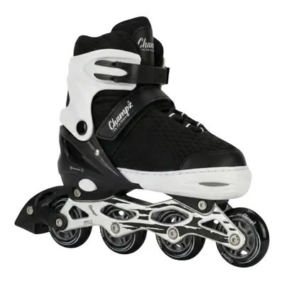 Produktbild von Champz Inline Skates für Teens - Pro Inline Skates - Schwarz - Größe 33-37 EU (Max 60 kg)