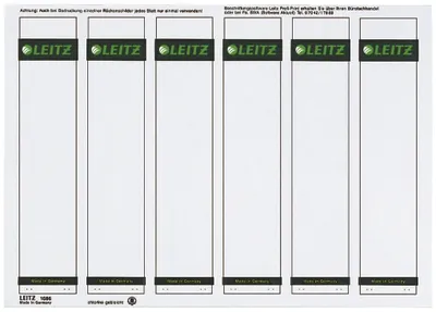 Zdjęcie produktu dla Leitz 16860085, Szary, Prostokąt, A4, 80 g/m², 6 szt., 100 ark.