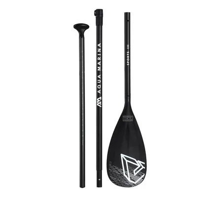 Produktbild von Aqua Marina SPORTS SUP III Aluminum iSUP Paddle 3 teilig Stand-Up Paddel verstellbar 165-210cm