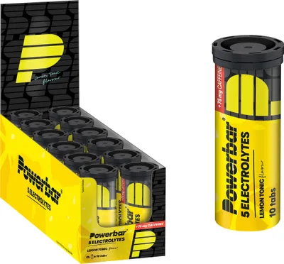 Produktbild von POWERBAR  5 Electrolytes Lemon Tonic Brausetabletten 120 Stück 75mg Koffein