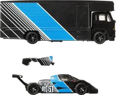 Produktbild von Hot Wheels HRV41, Fahrzeug-Set, 3 Jahr(e), Metall, Schwarz, Blau
