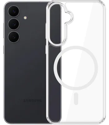 Obrázok produktu pre Puzdro na mobil Galaxy S26 FE, značky 3mk, model Armor MagCase s technológiou MagSafe, priehľadné, biele