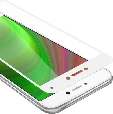 Image de Cadorabo film blindé pour Honor 8 LITE film de protection en blanc plein film écran tempered verre de protection