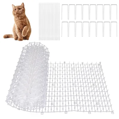 Produktbild von Elzusha - Katzenschutzgitter - Abschreckvorrichtung für Katzen für den Außenbereich und den Garten