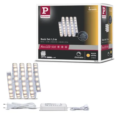 Produktbild von Paulmann MaxLED 500 LED Strip Warmweiß Basisset
