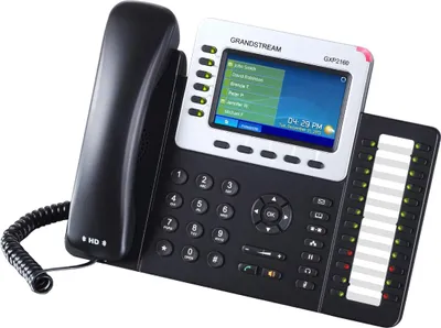 Produktbild von Grandstream GXP 2160 Telefon, Farbdisplay, Rufnummernanzeige, Freisprechfunktion, Bluetooth, Ethernet, USB-Anschluss