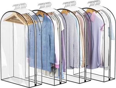 Productafbeelding van Gepolijste garderobehouders, set van 4, 102 cm lang