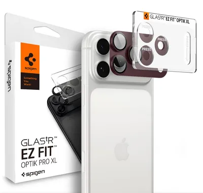 Obrázok produktu pre Spigen AGL12036, Apple, iPhone 18 Pro, Odolné proti poškriabaniu, Odolné proti nárazu, Burgundsko, Priehľadná, 1 kusov