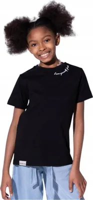Produktbild von Mädchen T-shirt - Schwarz - Größe 158 - 100% Baumwolle - Kinderbekleidung