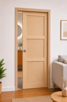 Immagine prodotto di Porta scorrevole Ayous 3 ante H204 x L73 cm, incasso, kit finitura Gd Menuserie