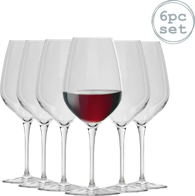Immagine prodotto di Set di 6 bicchieri da vino Bormioli Rocco Inalto Tre Sensi, capacità 550 ml