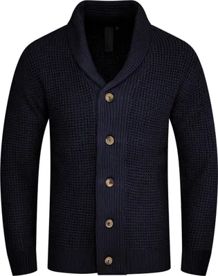 Produktbild von SOULSTAR Herren Strickjacke S2EMBU Herren Grobstrick Pulli Winterpullover