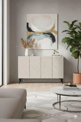 Produktbild von Skye Decor, Hochwertiger Konsolentisch (3 Stück), Saphir-Eiche, 120 cm | 100% Melamin