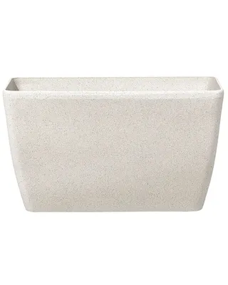 Produktbild von BELIANI Blumentopf Beige 74 x 32 x 45 cm aus Steingemisch für den Innen- und Aussenbereich Rechteckig Klassisches Design